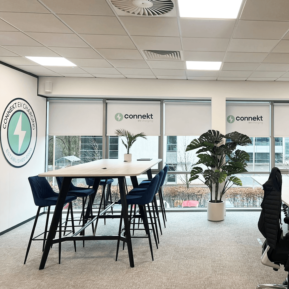 Commercial printed blind examples for offices, shops, hospitality and other business settings